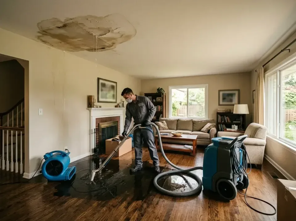 attic-pipe-burst-ceiling-drip-008 — frequently asked questions, Water Damage Restoration & Carpet Care in Montgomery, OH